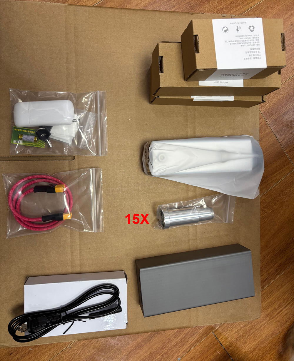 260W Split‑Type Remote Fixed‑Point Laser Igniter, for Teaching, R&D & DIY Experiments