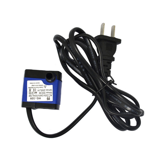 220V Fish Tank Aquarium Air Conditioning Fan Micro Cycle Silent Submersible Pump