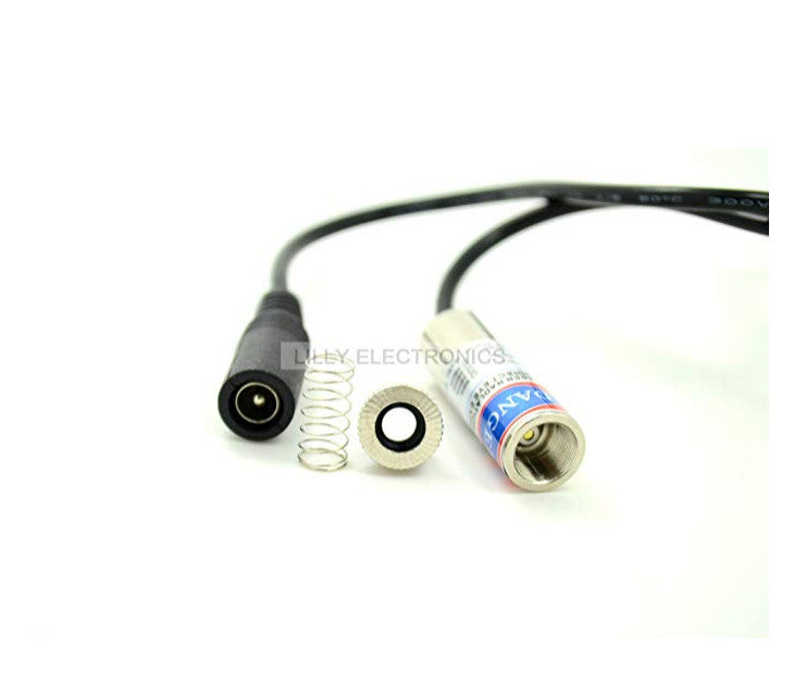 405nm 50mw 12x40mm Violet/Purple Cross Laser Diode Module 12x40mm 5VDC