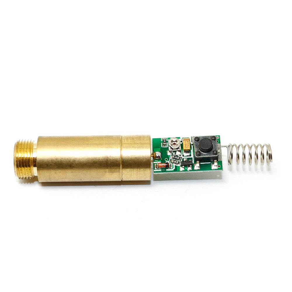 Green Diode Lasers 532nm 30mW Dot Module 3V with Driver & Brass Housing