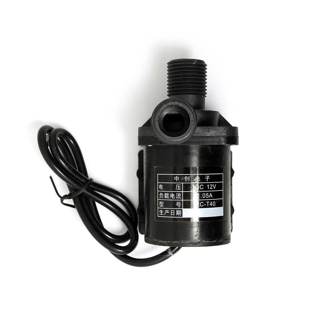 Hot Water Pump 12V DC Mini Brushless Magnetic with Thread 6m Head ZC-T40-12V