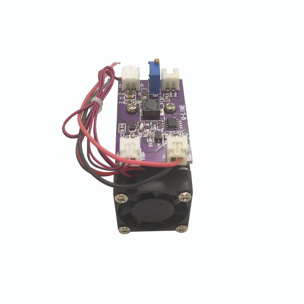 532nm 100mw Dot Laser Module 12V with Fan Cooling TTL 0-30KHZ Long-time Working