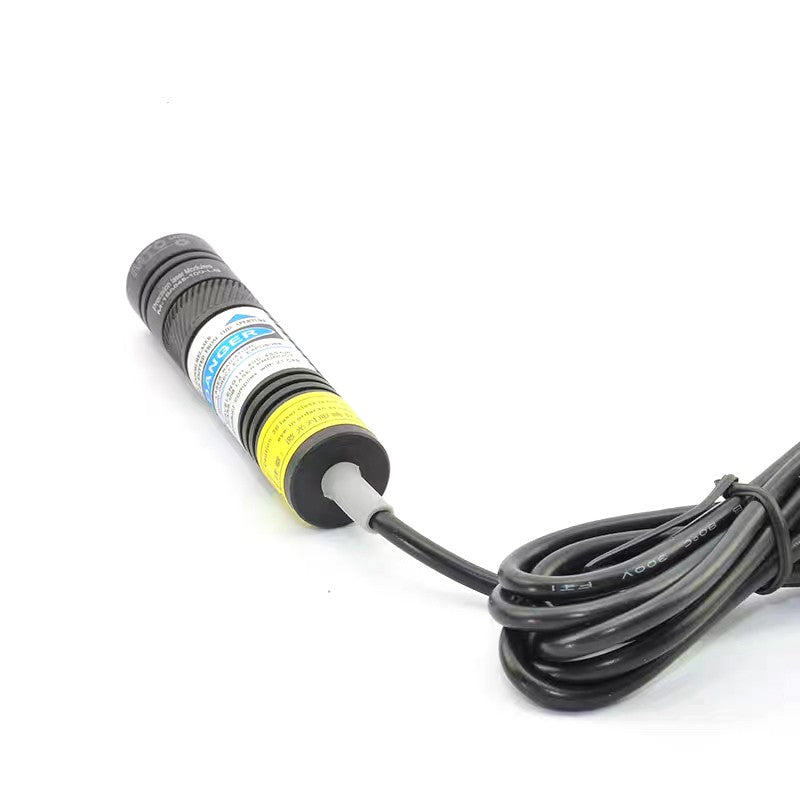 Focusable 405nm Violet Laser Diode Module 16x68mm with Power Adapter and Holder