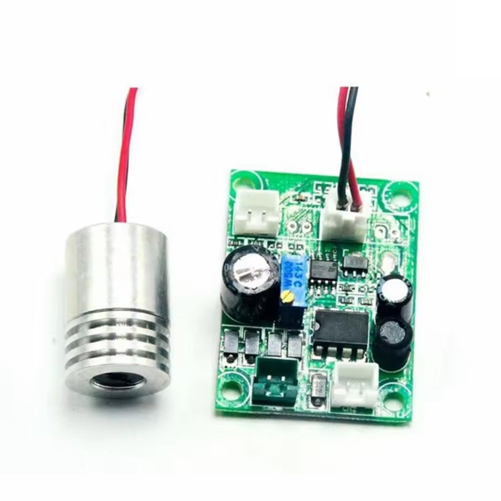 Industrial 12V 200mW 405nm Blue/Violet Light Dot Laser Module w/TTL 18x25mm
