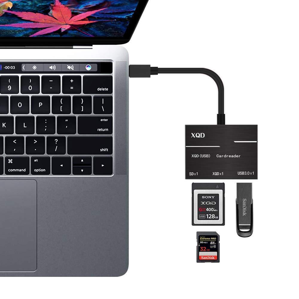 XQD Card Reader SD Card Reader high Speed Card Reader Type-C Connector USB3.0HUB