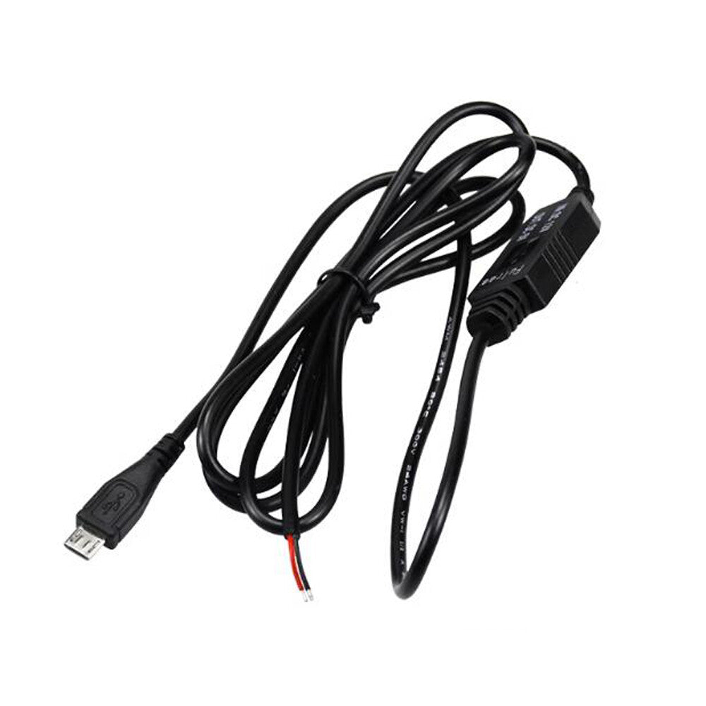 12V to 5V Driving Recorder Power Supply Step-down Cable USB Charging Converter