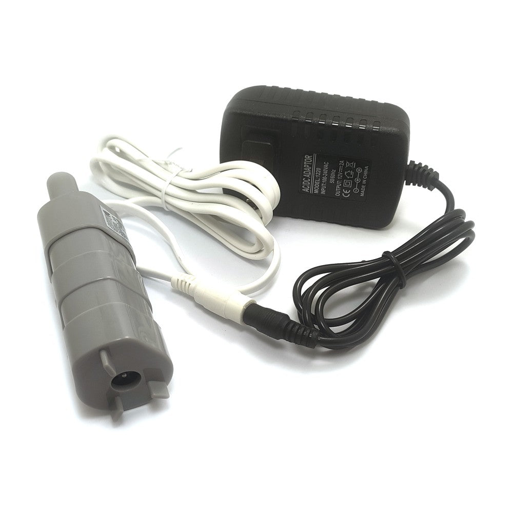 JT-500 12V DC Submersible Pump With Power Adapter for Solar Cooling Car Washer