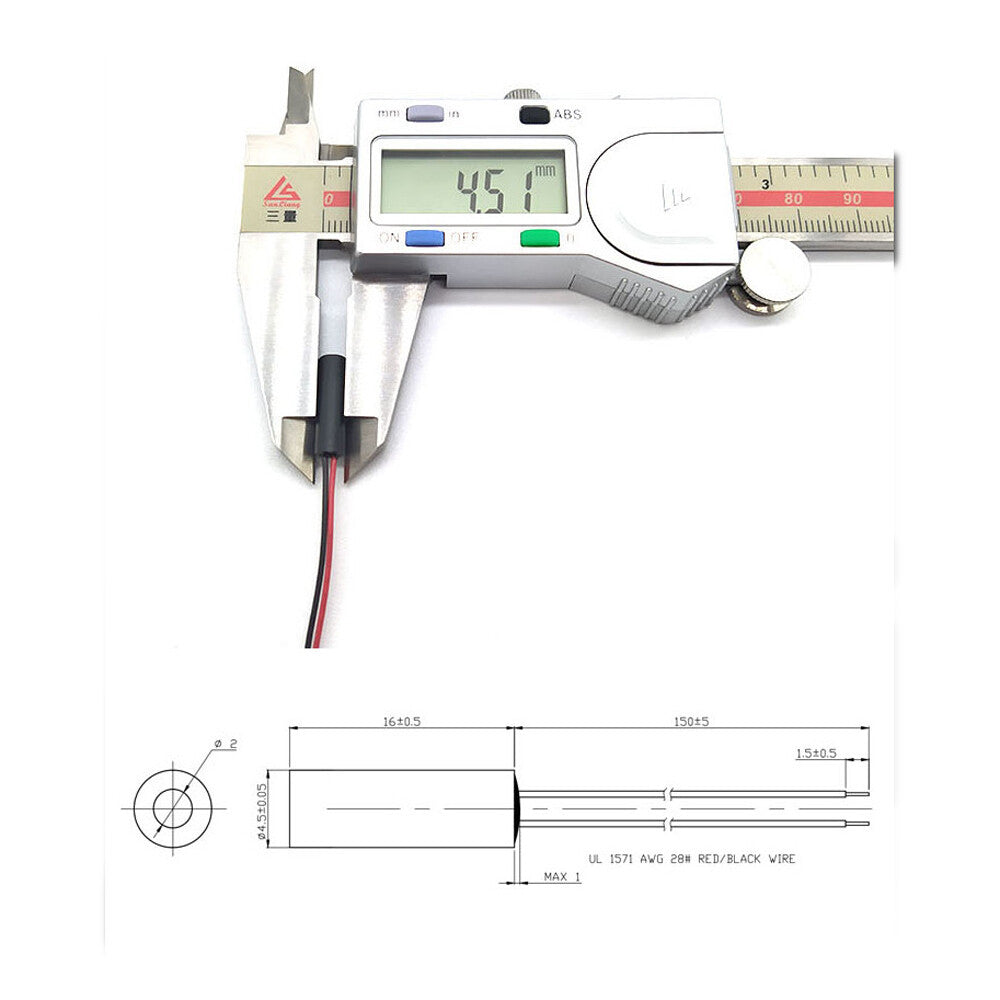 635nm 5mW 4.5mm Small Size Red Dot Laser Diode Module  Mini Laser Light DIY