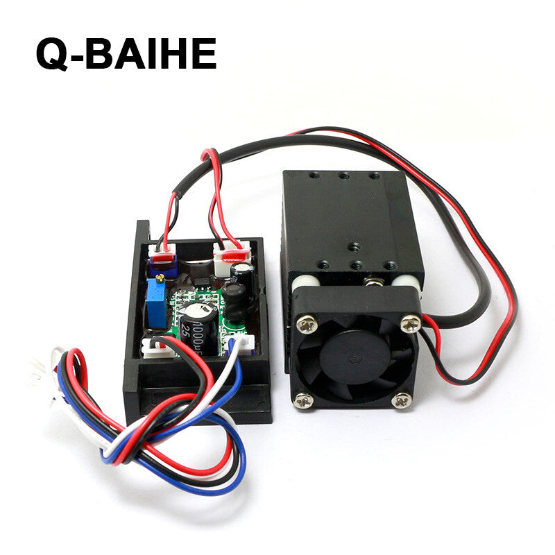 12V 405nm 200mW Violet/Purple Laser Diode Dot Module w/TTL 0-5V input 1HZ-20KHz