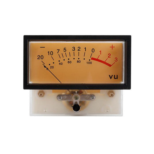 VU Level Audio Meter High Internal Resistance LED Backlight Pointer Meter 500UA