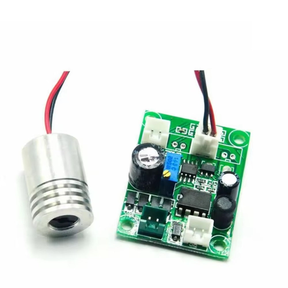 Industrial 12V 200mW 405nm Blue/Violet Light Dot Laser Module w/TTL 18x25mm