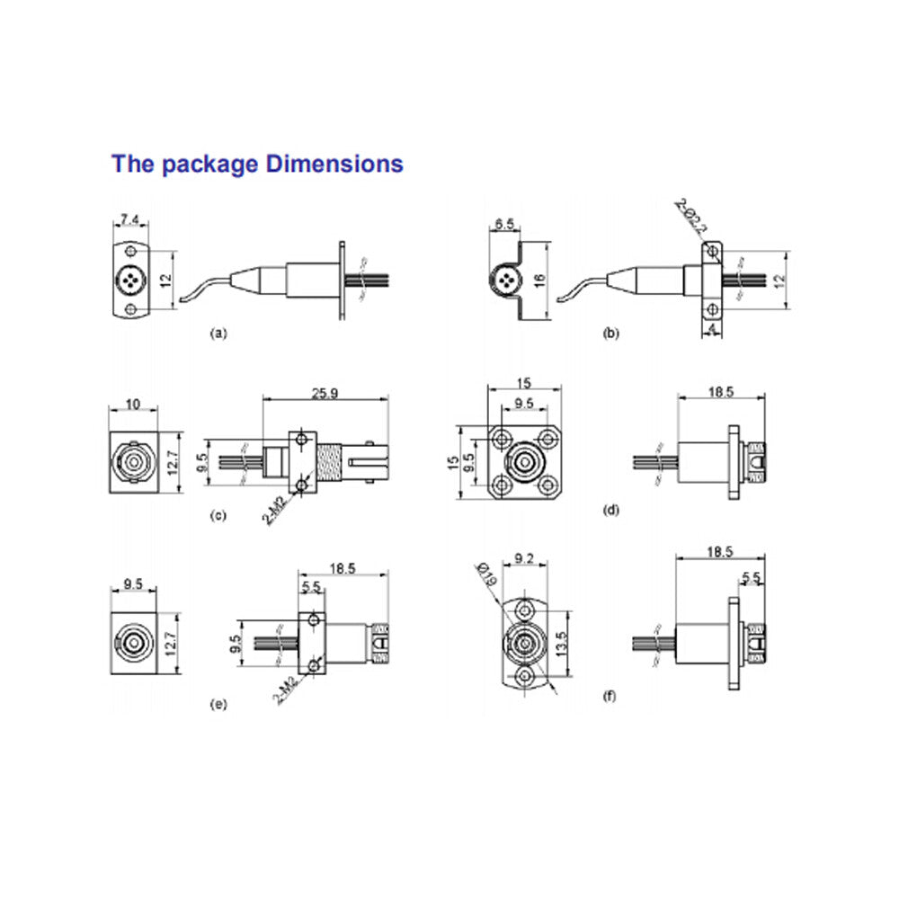 650nm FP Laser Diode Laser Fiber Output Power 3mW Laser Module