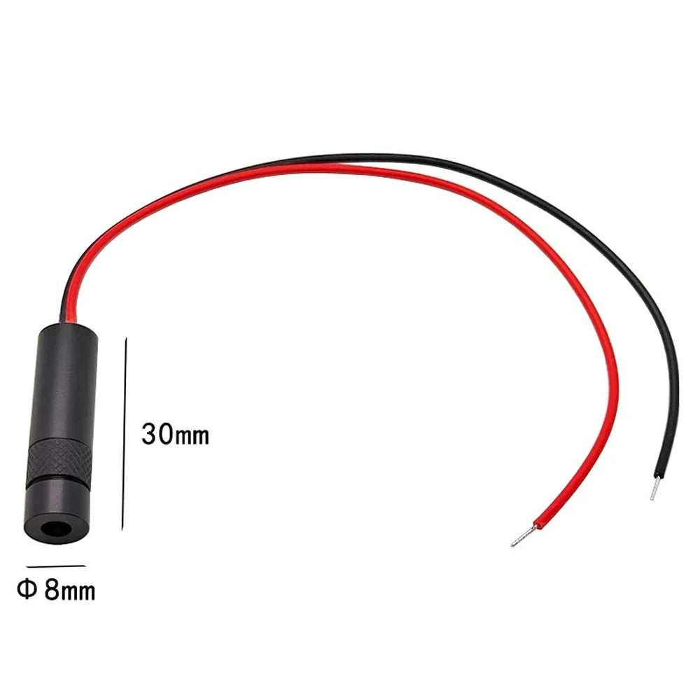 515nm 520nm Adjustable Green Dot Laser Module Φ8×30mm 1‑10mW Positioning Laser for Laser Marking