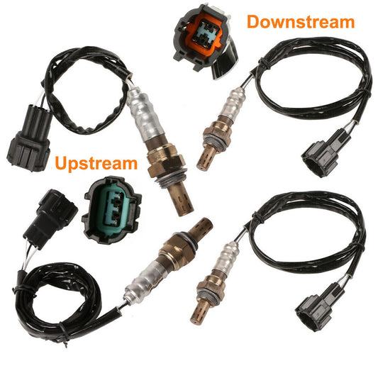 Air Fuel Ratio Oxygen Sensor Front & Rear For 2004 Nissan Frontier Xterra 3.3L
