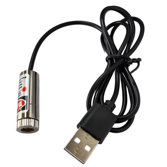 650nm 5mW 12mm Adjustable Focus Positioning Laser w/ USB Connector Laser Module