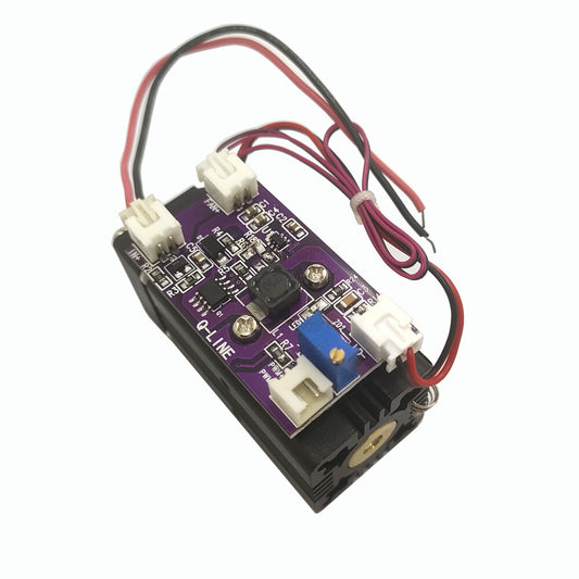 532nm 100mw Dot Laser Module 12V with Fan Cooling TTL 0-30KHZ Long-time Working