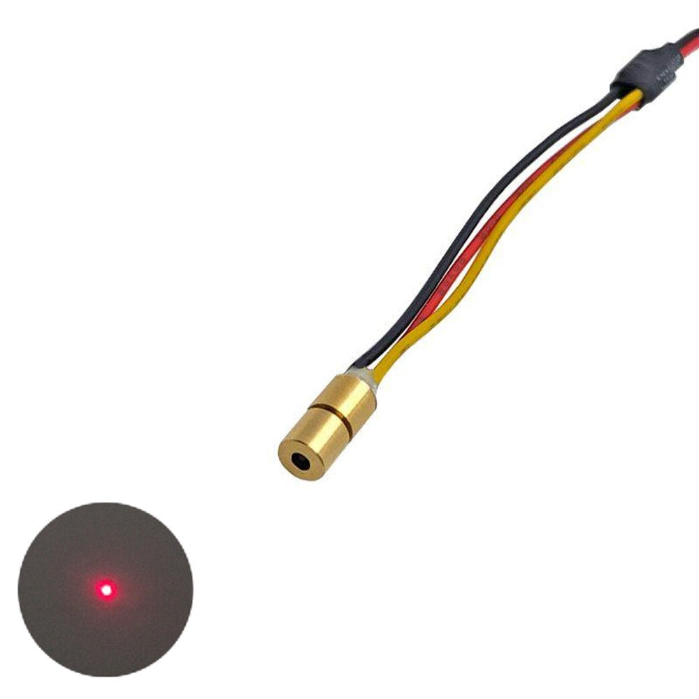 4X8mm 650nm 0.5mW 1mW 5mW 10mW 3-5V Red Light Dot Laser Module Positio ...