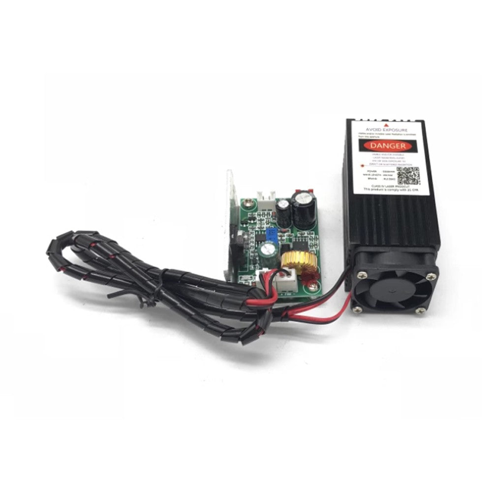 450nm High Power 12V Laser Module Blue Laser Engraving Machine Accessories w/TTL