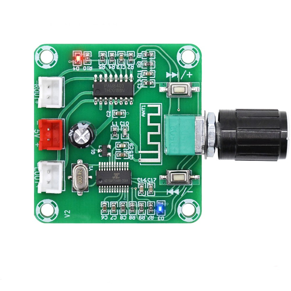 PAM8403 Iow Power Dual 5W DIY Wireless Speaker Amplifier Board Bluetooth 5.0