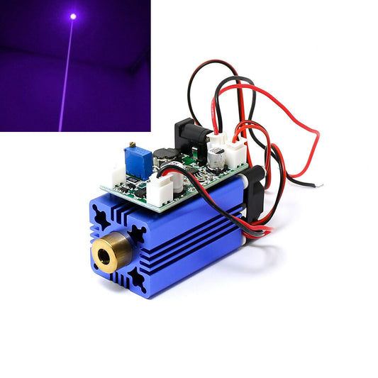 405nm 150mW Violet/Purple Laser Dot Module 12V+ TTL+ Fan Cooling- Working Long