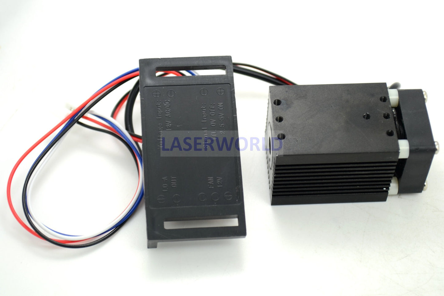 650nm 150mw Red Dot Laser Module w/ Driver 33x33x50mm + TTL + Fan Cooling