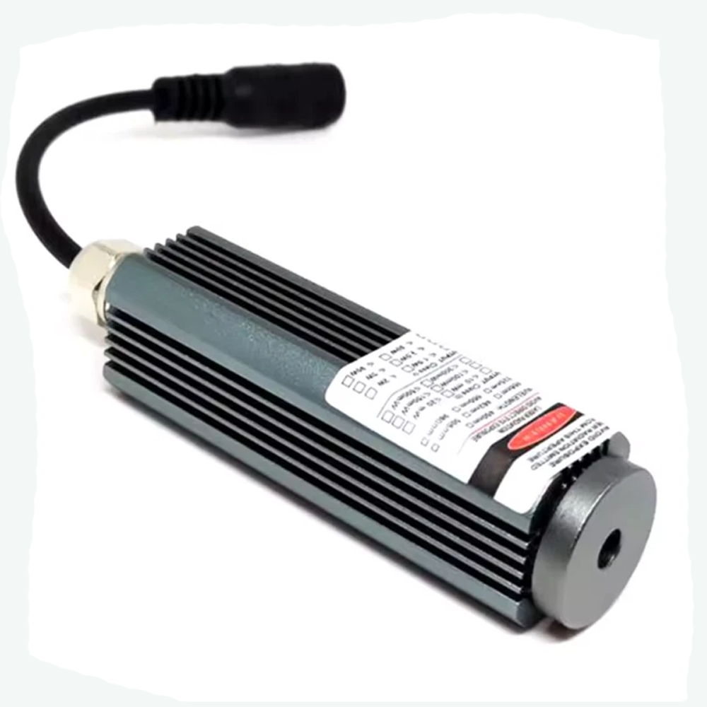 532nm 50mW Green Dot Line Cross Laser Diode Module Locator 25x75mm 5V Glass Collim Lens