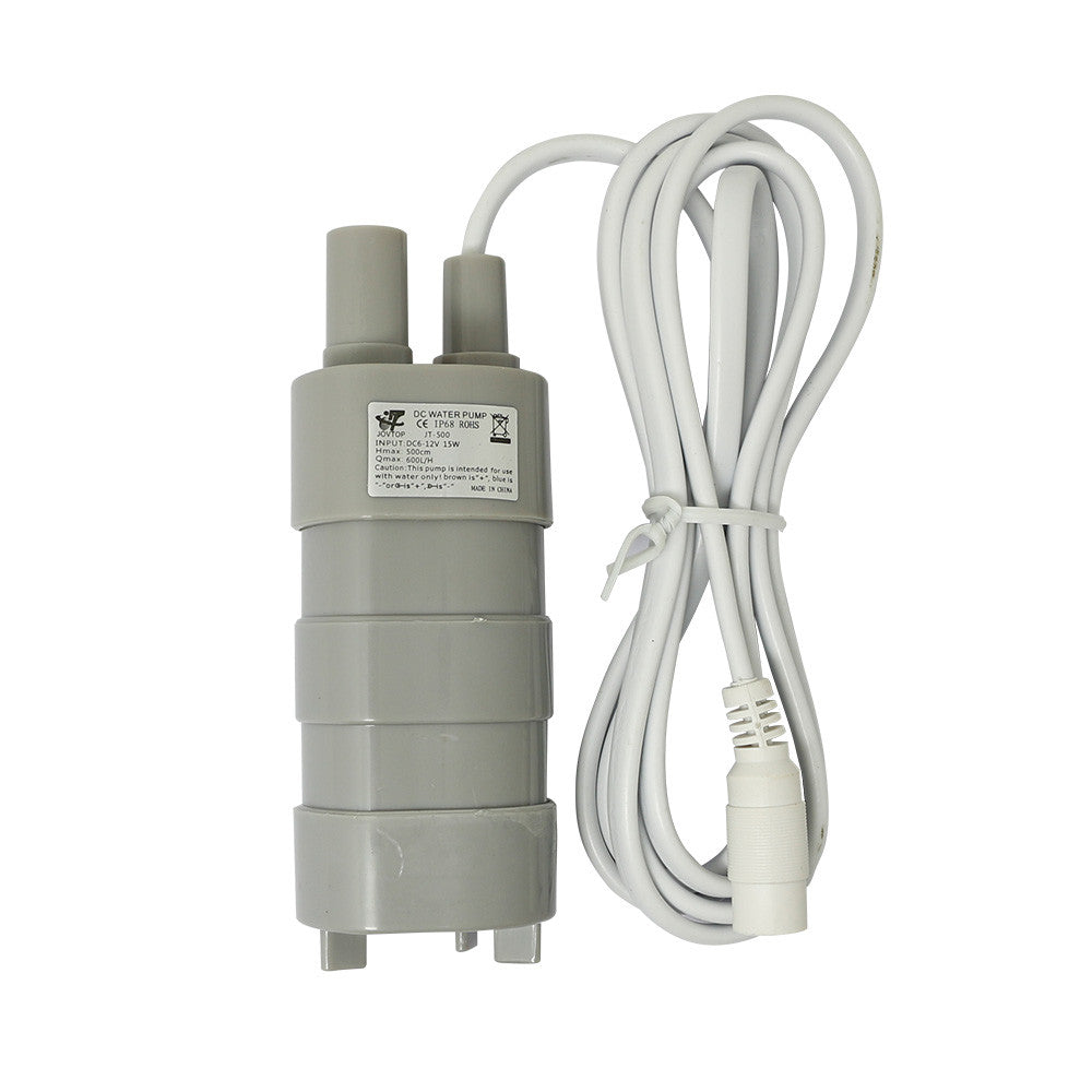 JT-500 12V Submersible Pumps Power for Solar Cooling Car Washing w/AC Connector