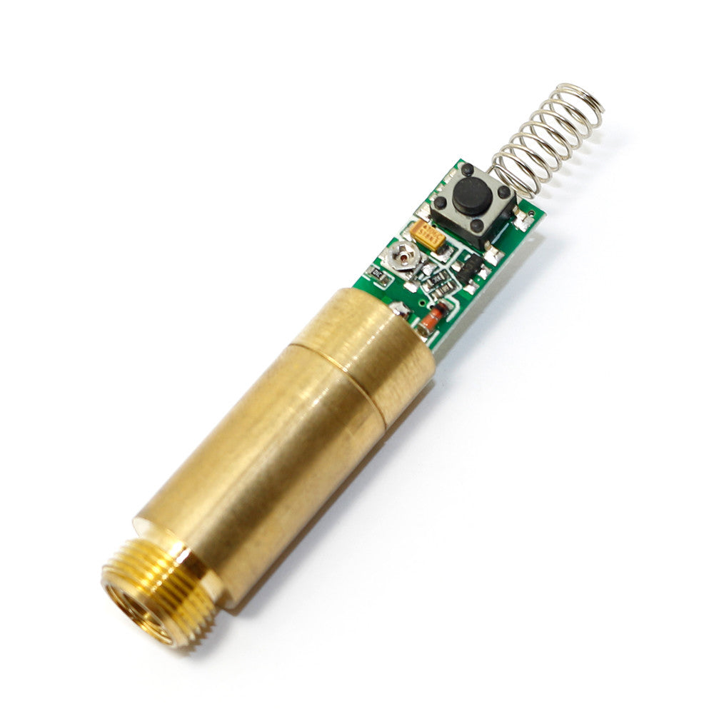 532nm 10mw Green Laser Diode Dot Module w/Spring 3V INDUSTRIAL/LAB Lasers