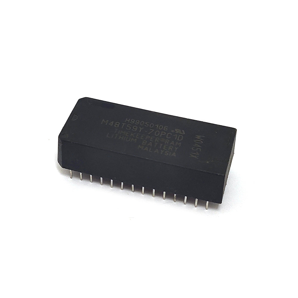 M48T59Y-70PC1D Package:DIP-28,64 Kbit 8Kb x8 TIMEKEEPER SRAM