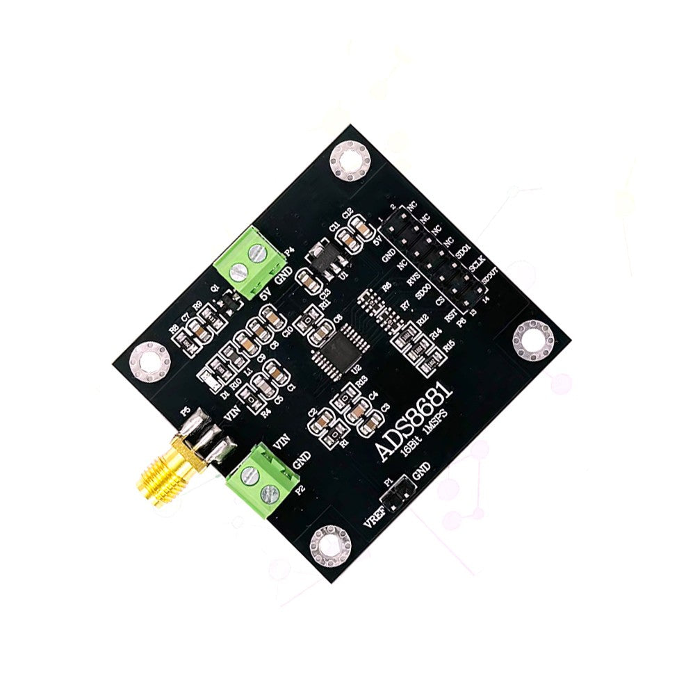 ADS8681 Analog-to-Digital Converter Single Bipolar 16 bit ADC Data Acquisition Module 1MSPS High-speed Sampling