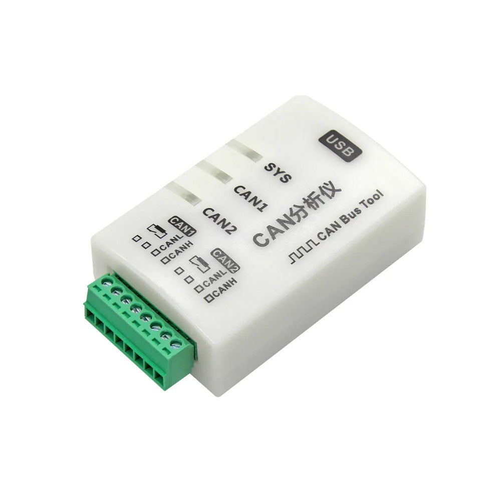 USB-CAN Multifunctional CAN USB Adapter 5K-1M Baud Rate 12M/S CAN2.0A/B Support Decoding Compatible ZLG