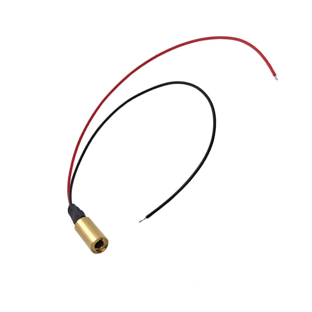Φ6×12mm 650nm Adjustable Focus Red Dot Positioning Laser Module | 1mW / 5mW / 10mW Industrial Laser Emitter