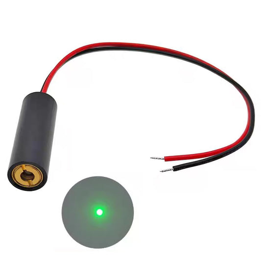 520nm 0.5mW 1mW 5mW Green Glass Lens internal Adjustable focus Dot Laser Module