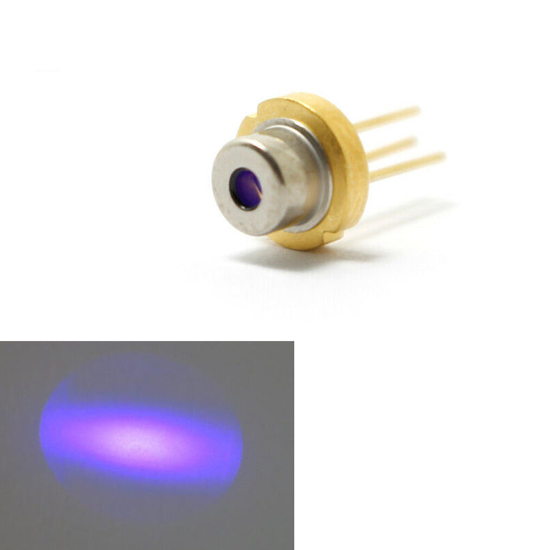 405nm 155mW Single Mode Blue Violet Laser Diode, TO-18 φ5.6mm Laser Light Source with PD Monitor Photodiode
