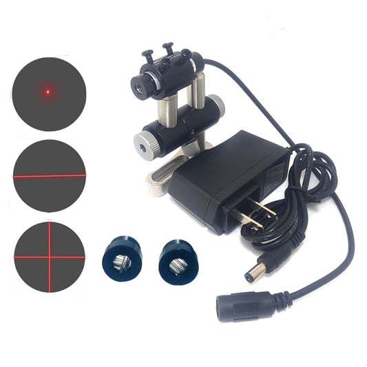 650nm 200mW 5V Adjustable Red Laser Dot Line Cross 3in1 Wood Positioning 13x42mm