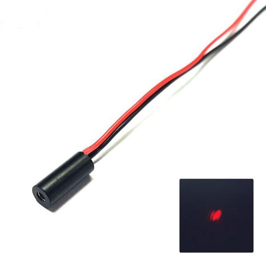 4mm 650nm 3mw Small Size Red Spot Laser Module Built In APC Launch Tube Lamp