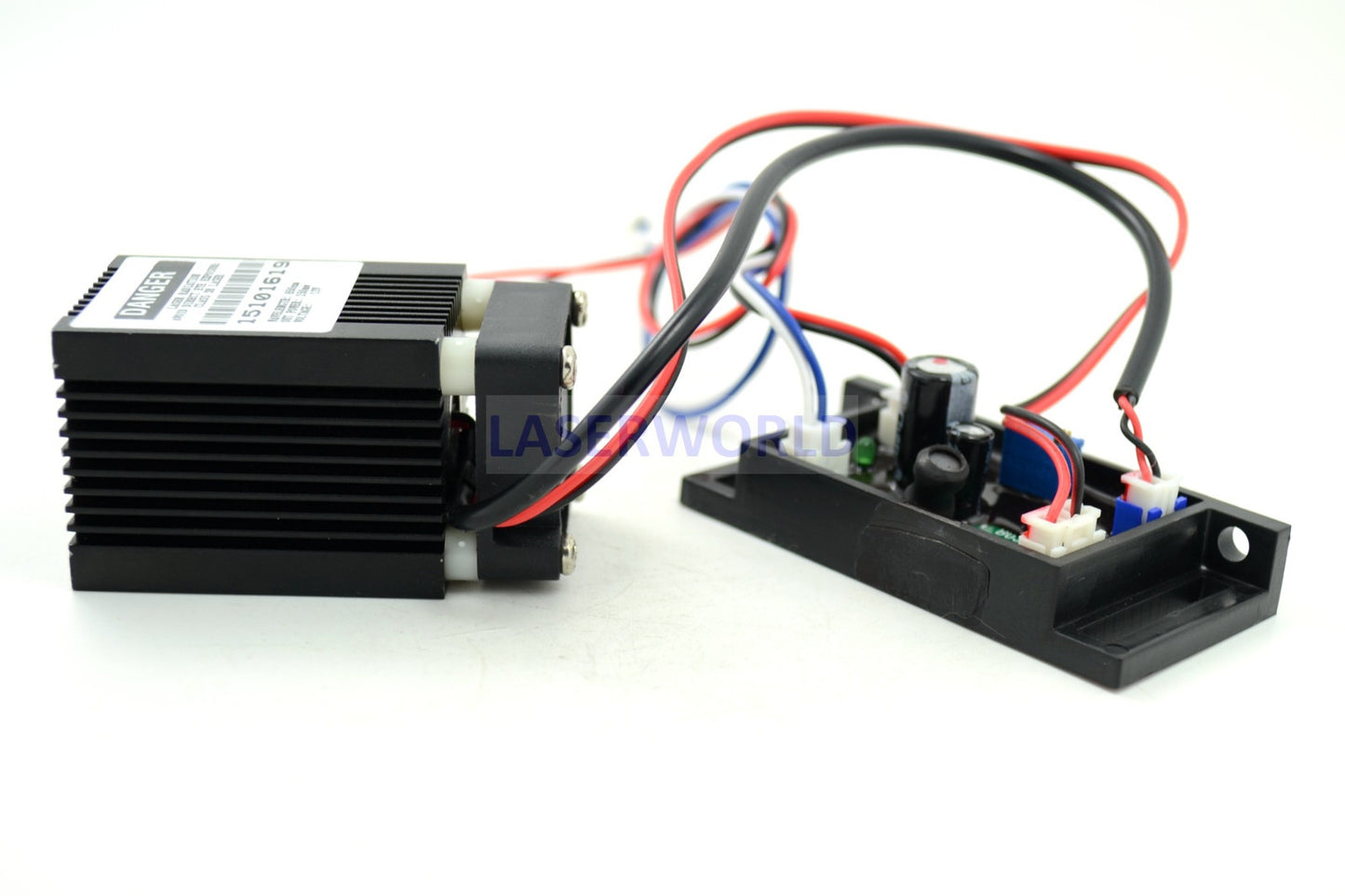 650nm 150mw Red Dot Laser Module w/ Driver 33x33x50mm + TTL + Fan Cooling
