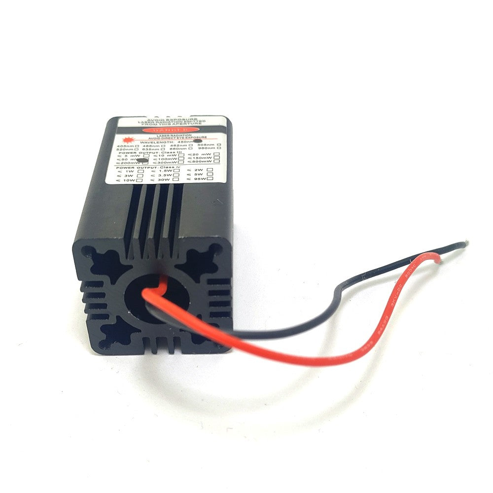 650nm 660nm 200mw Red Laser Dot Module with Heatsink Focusable Adjustable