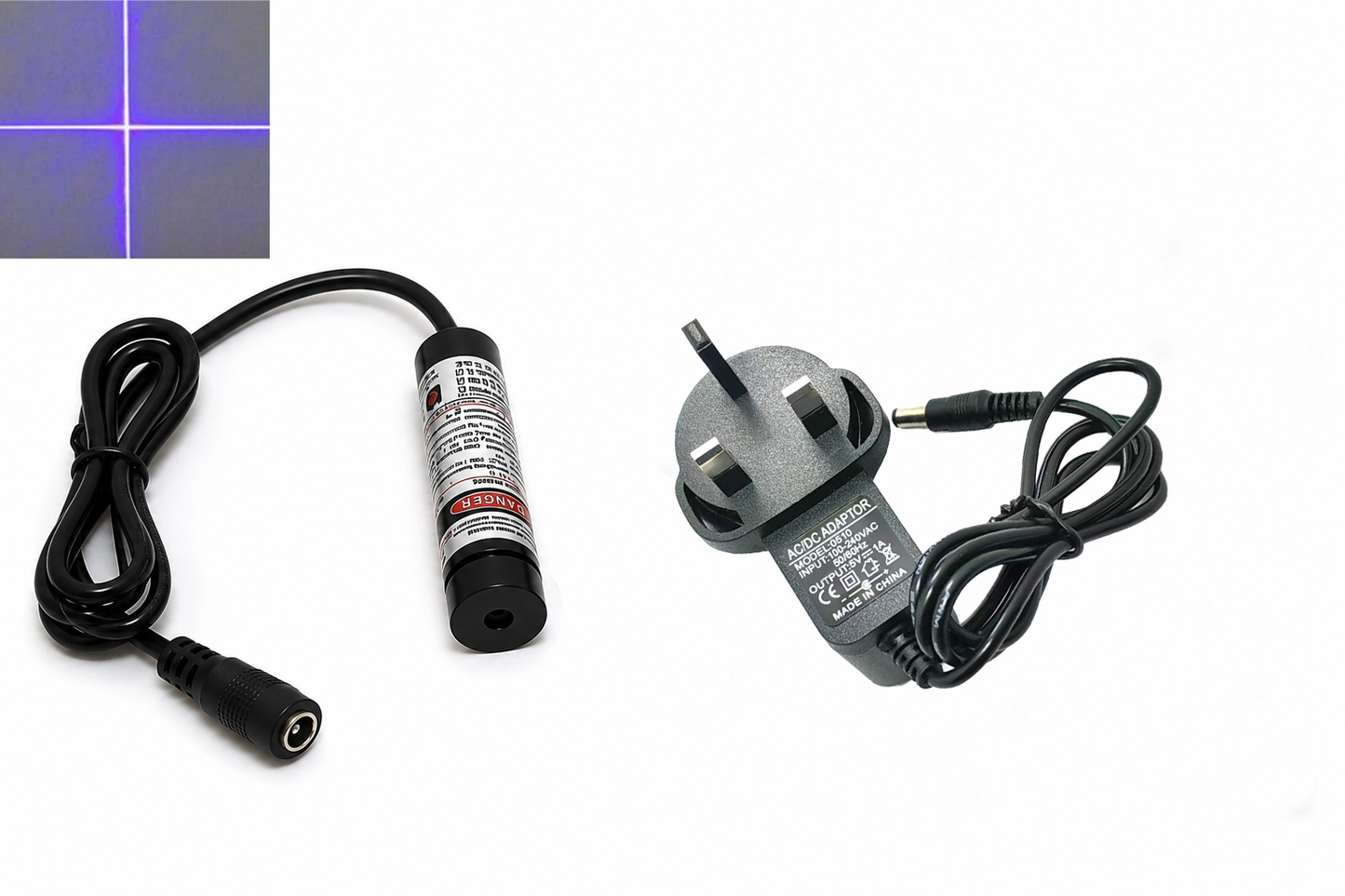 13x42mm Focusable 20mW 405nm Violet Laser Module (3-5.5V DC)