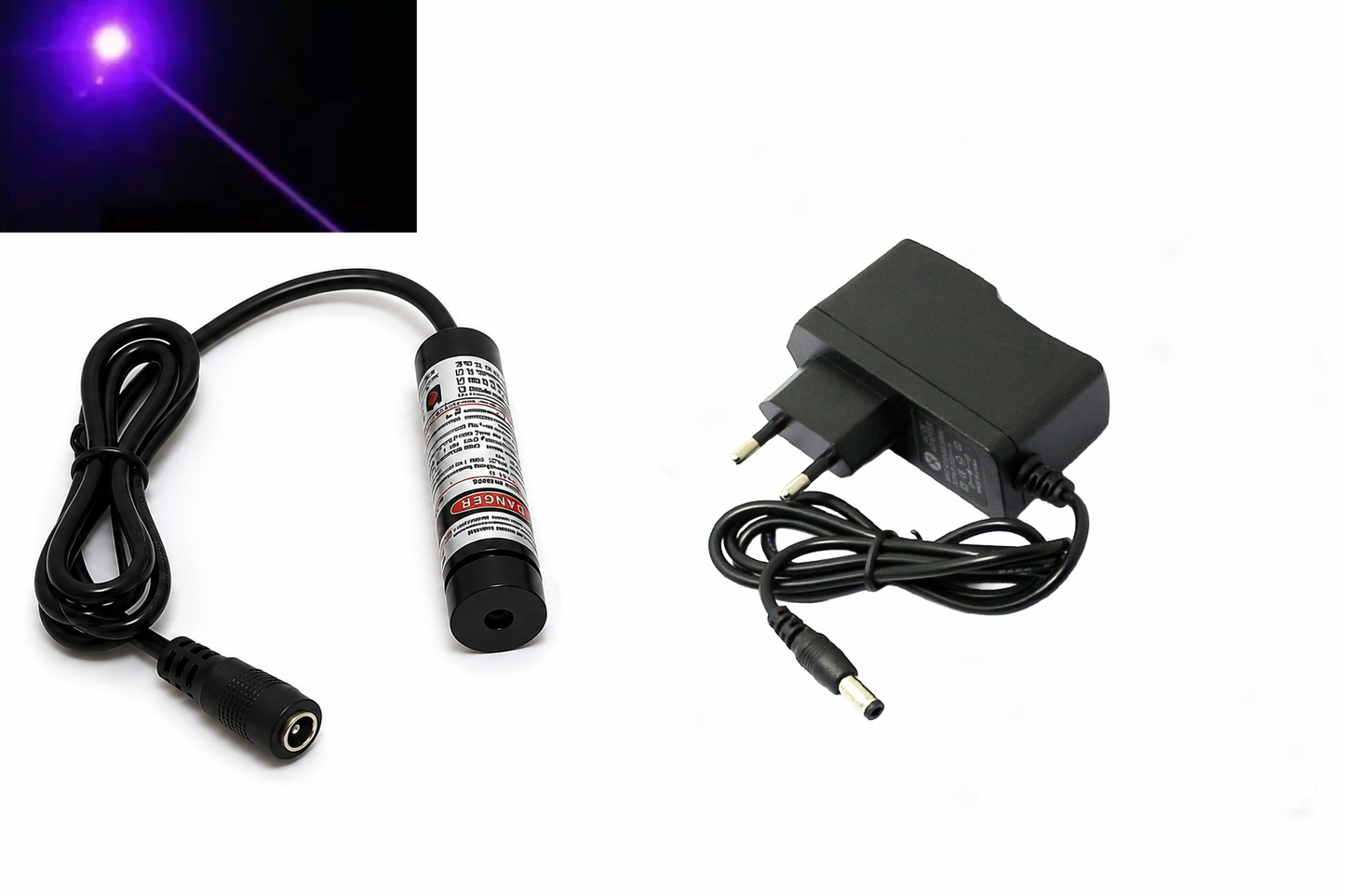 13x42mm Focusable 20mW 405nm Violet Laser Module (3-5.5V DC)