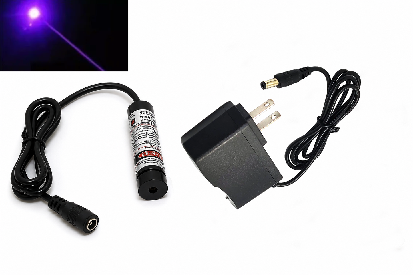 13x42mm Focusable 20mW 405nm Violet Laser Module (3-5.5V DC)