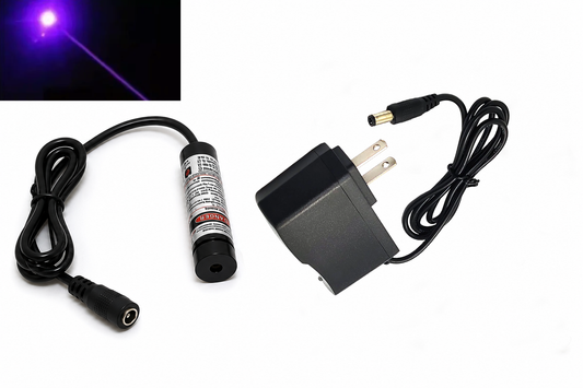 13x42mm Focusable 20mW 405nm Violet Laser Module (3-5.5V DC)