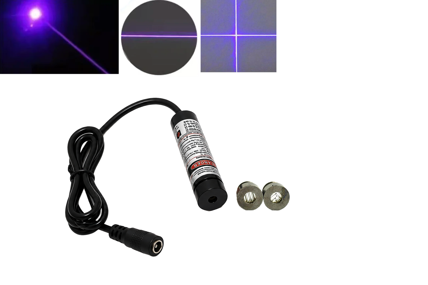 13x42mm Focusable 20mW 405nm Violet Laser Module (3-5.5V DC)