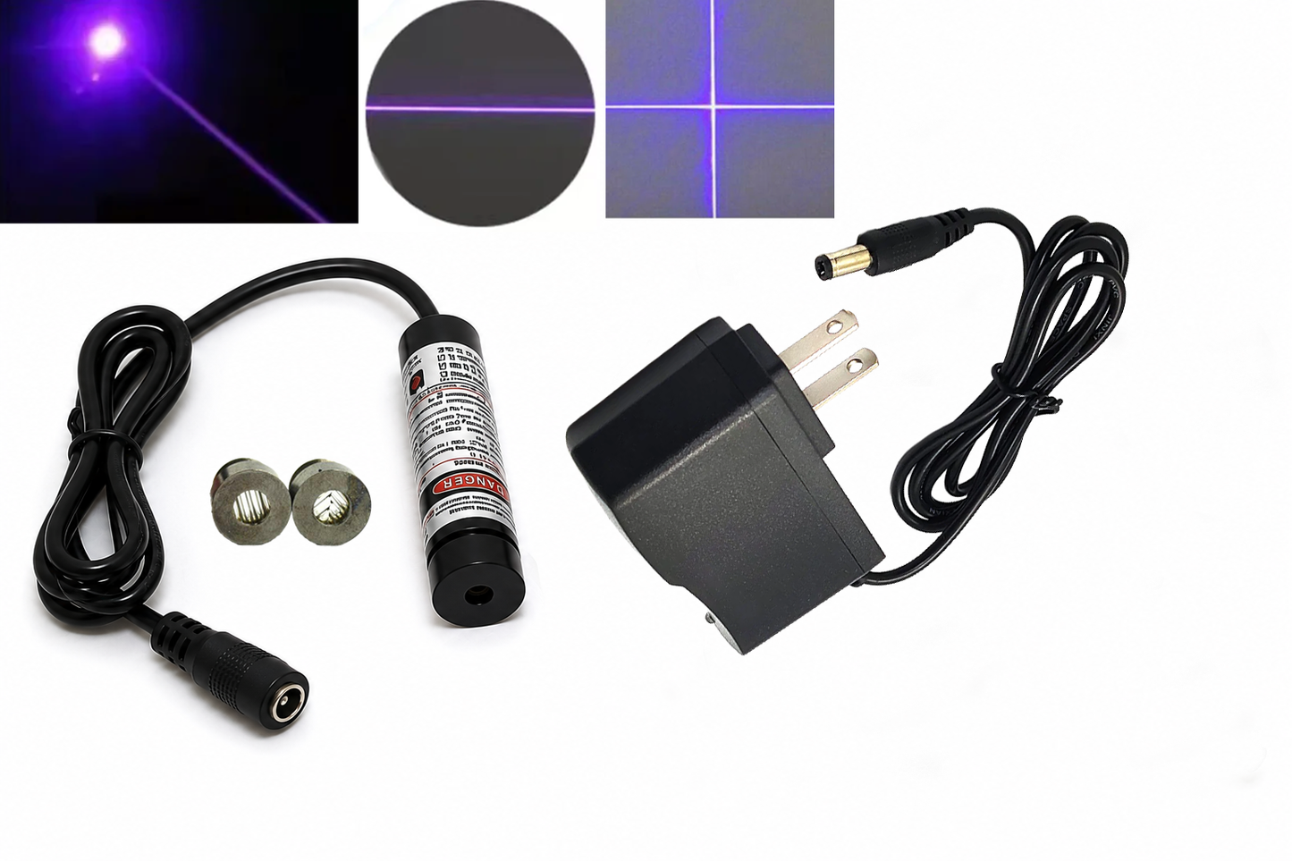 13x42mm Focusable 20mW 405nm Violet Laser Module (3-5.5V DC)