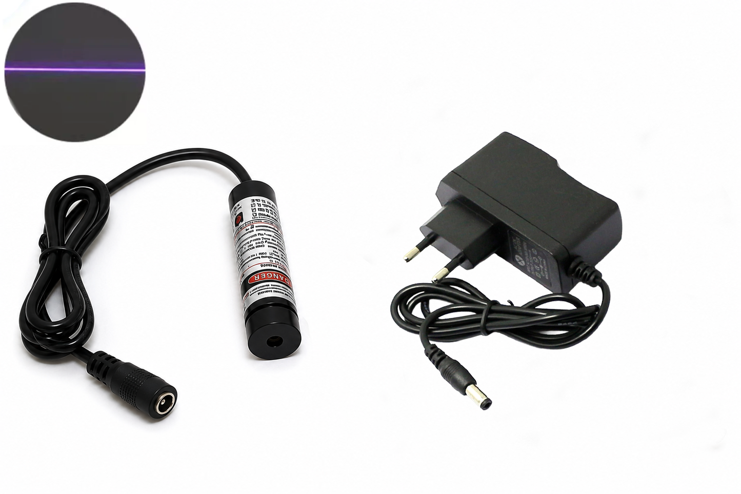 13x42mm Focusable 20mW 405nm Violet Laser Module (3-5.5V DC)