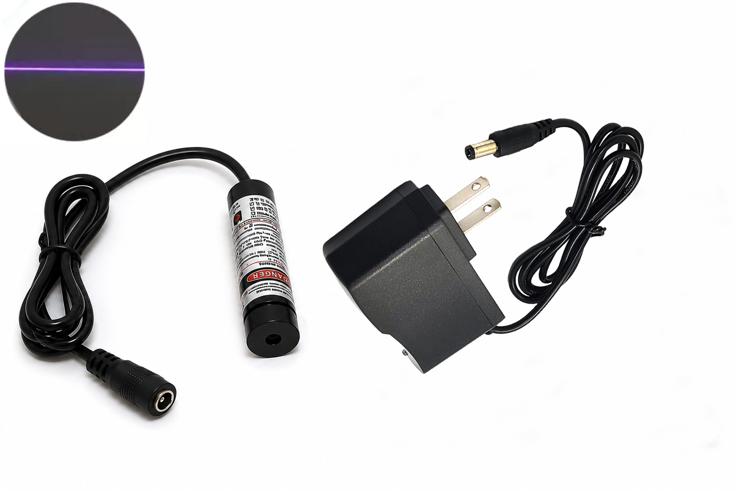 13x42mm Focusable 20mW 405nm Violet Laser Module (3-5.5V DC)