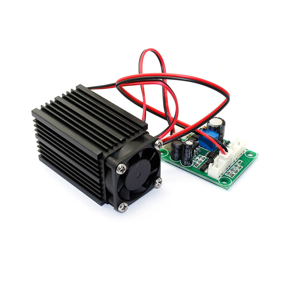 660nm 200mW Red Laser Module Industrial 12V with TTL Modulation + 12V 1A Adapter