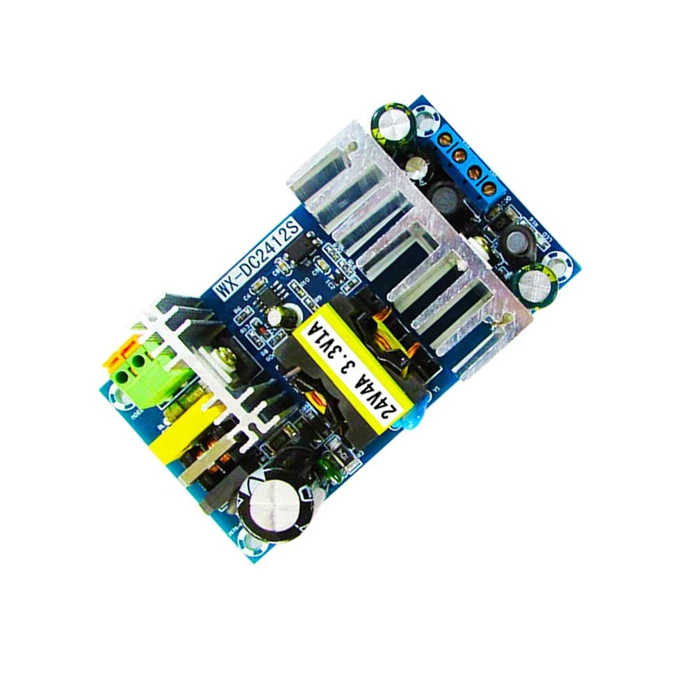 AC-DC Isolated Dual Output Switching Power Supply Bare Board Module 24V 4A & 3.3V 1A, 120W Peak Dual Channel Power Module DC2412S