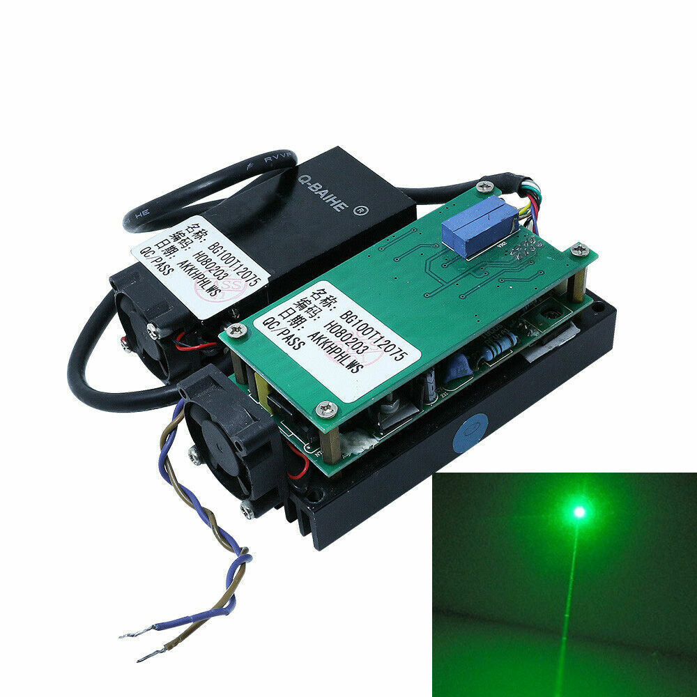 532nm 100mw 220V Green Laser Diode Dot Module TEC High Power