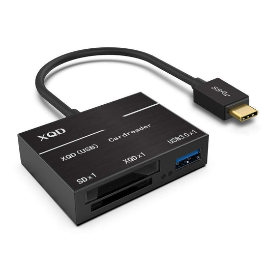 XQD Card Reader SD Card Reader high Speed Card Reader Type-C Connector USB3.0HUB